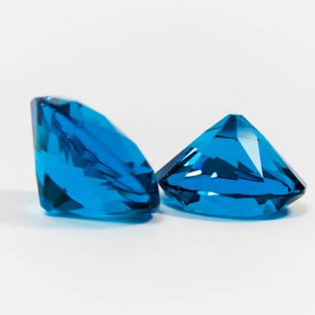 Massage diamond blue - 6 cm